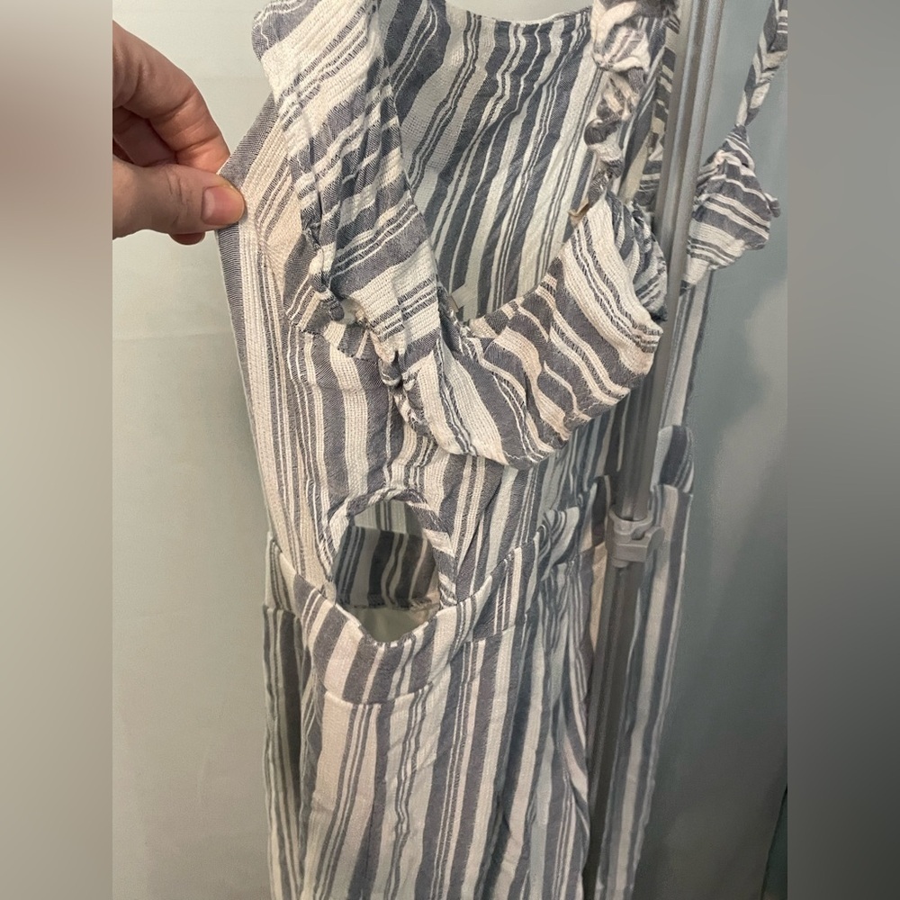 Altard‎ State Jumpsuit Size Large blue stripes - Picture 10 of 10